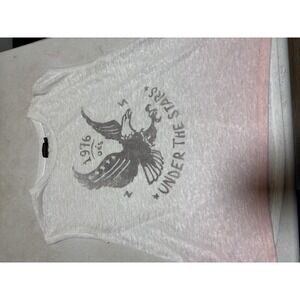 Poolhouse Size M 1976 Under The Stars White Tank Top